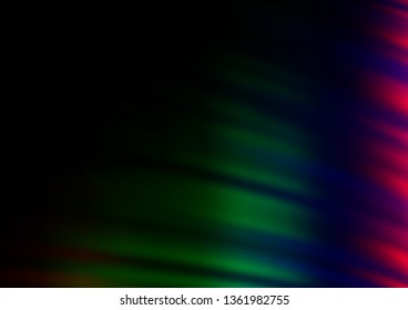 Dark Multicolor, Rainbow vector abstract blurred template. Colorful illustration in abstract style with gradient. The template can be used for your brand book.