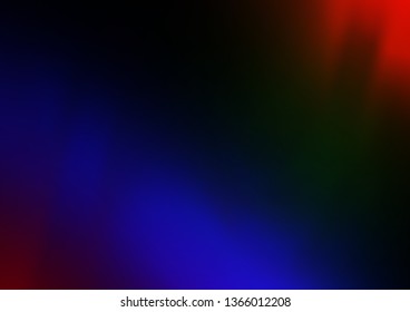 Dark Multicolor, Rainbow vector abstract blurred background. Glitter abstract illustration with an elegant design. A completely new design for your business.