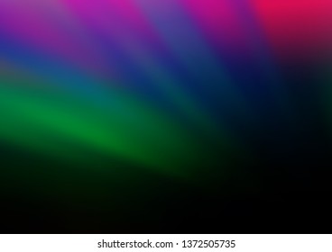 Dark Multicolor, Rainbow vector abstract background. Shining colorful illustration in a Brand new style. A completely new design for your business.