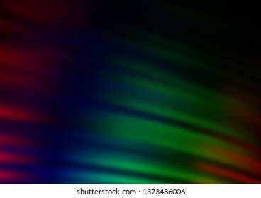 Dark Multicolor, Rainbow vector abstract bright template. Shining colorful illustration in a Brand new style. The template for backgrounds of cell phones.