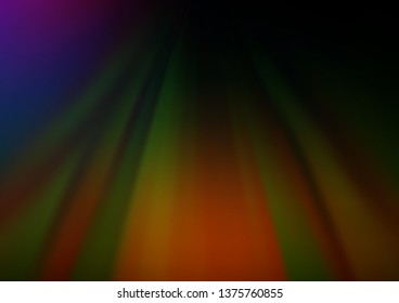 Dark Multicolor, Rainbow vector abstract bokeh pattern. A completely new color illustration in a bokeh style. The background for your creative designs.