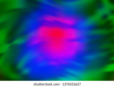 Dark Multicolor, Rainbow vector abstract bright template. Creative illustration in halftone style with gradient. The best blurred design for your business.