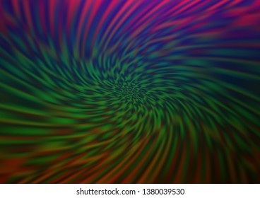Dark Multicolor, Rainbow vector abstract blurred pattern. A completely new color illustration in a bokeh style. A new texture for your design.