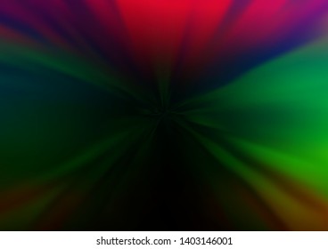 Dark Multicolor, Rainbow vector abstract template. A completely new color illustration in a bokeh style. A new texture for your design.