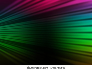 Dark Multicolor, Rainbow vector abstract blurred pattern. Glitter abstract illustration with an elegant design. The background for your creative designs.