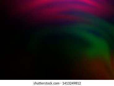 Dark Multicolor, Rainbow vector abstract bright background. Shining colorful illustration in a Brand new style. The background for your creative designs.