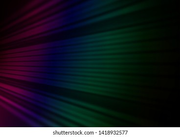 Dark Multicolor, Rainbow vector abstract blurred template. Shining colorful illustration in a Brand new style. A new texture for your design.