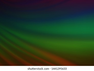 Dark Multicolor, Rainbow vector abstract bokeh pattern. Shining colorful illustration in a Brand new style. The elegant pattern for brand book.