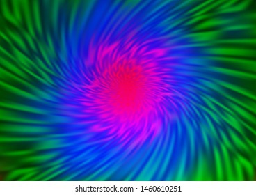 Dark Multicolor, Rainbow vector abstract template. An elegant bright illustration with gradient. A new texture for your design.