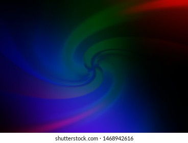 Dark Multicolor, Rainbow vector abstract bright background. Shining colorful illustration in a Brand new style. The best blurred design for your business.