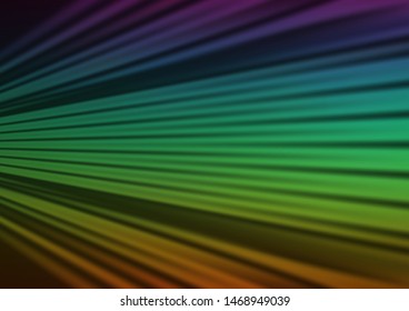 Dark Multicolor, Rainbow vector abstract template. A vague abstract illustration with gradient. The best blurred design for your business.