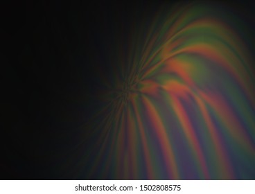 Dark Multicolor, Rainbow vector abstract blurred pattern. Colorful illustration in blurry style with gradient. Brand new design for your business.