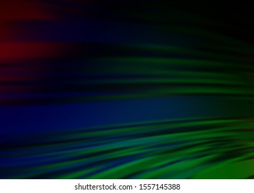 Dark Multicolor, Rainbow vector abstract blurred pattern. Glitter abstract illustration with an elegant design. The elegant pattern for brand book.