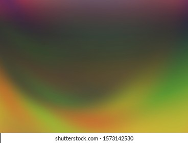 Dark Multicolor, Rainbow vector abstract template. Creative illustration in halftone style with gradient. The background for your creative designs.