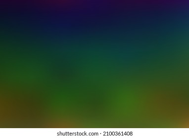 Dark Multicolor, Rainbow vector abstract bokeh pattern. Modern abstract illustration with gradient. Brand new style for your business design.