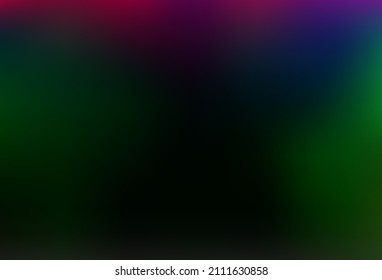 Dark Multicolor, Rainbow vector abstract bright template. Colorful abstract illustration with gradient. Best blurred design for your business.