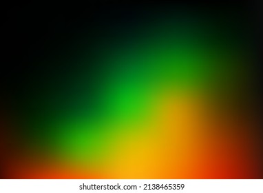 Dark Multicolor, Rainbow vector abstract blurred pattern. Colorful illustration in blurry style with gradient. Template for any brand book.