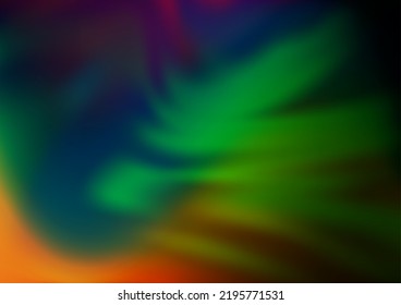 Dark Multicolor, Rainbow vector abstract background. Shining colorful illustration in a Brand new style. The elegant pattern for brand book.