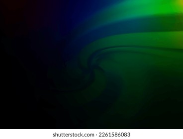 Dark Multicolor, Rainbow vector abstract blurred background. Creative illustration in halftone style with gradient. The template for backgrounds of cell phones.