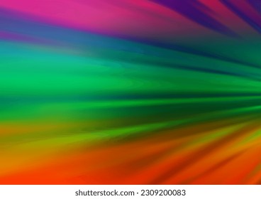 Dark Multicolor, Rainbow vector abstract bokeh pattern. Creative illustration in halftone style with gradient. The blurred design can be used for your web site.