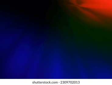 Dark Multicolor, Rainbow vector abstract blurred pattern. A vague abstract illustration with gradient. A completely new design for your business.