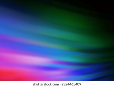 Dark Multicolor, Rainbow vector abstract bright template. Colorful abstract illustration with gradient. A completely new design for your business.