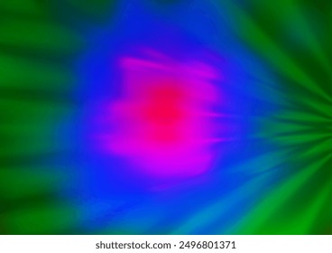 Dunkle Mehrfarbigkeit, Regenbogen, Vektorabstrakter Hintergrund. Farbige abstrakte Illustration mit Farbverlauf. Die Vorlage kann für Ihr Markenbuch verwendet werden.