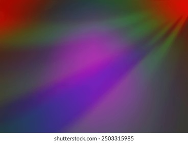 Dark Multicolor, Rainbow vector abstract blurred background. Colorful illustration in abstract style with gradient. Brand new design for your business.