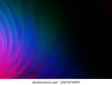 Dark Multicolor, Rainbow vector abstract bokeh pattern. A vague abstract illustration with gradient. A completely new design for your business.