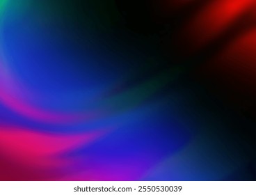 Padrão desfocado abstrato de vetor Rainbow multicolor escuro. Iluminação ilustração colorida em um novo estilo. Um design completamente novo para a sua empresa.