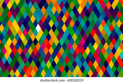 Dark Multicolor, Rainbow vector abstract mosaic pattern. A vague abstract illustration with gradient. The elegant pattern can be used as part of a brand book.