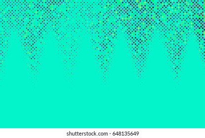 Dark Multicolor, Rainbow vector abstract pattern with circles. Geometry template for your business design. Background with colored spheres.
