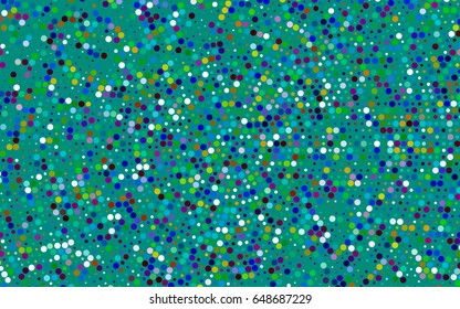 Dark Multicolor, Rainbow vector abstract pattern with circles. Geometry template for your business design. Background with colored spheres.