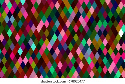 Dark Multicolor, Rainbow vector abstract polygonal pattern. Brand-new colored illustration in blurry style with gradient. A completely new design for your business.