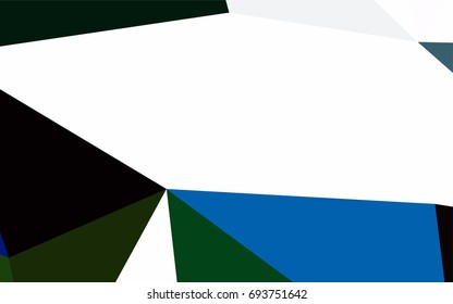 Dark Multicolor, Rainbow vector abstract colorful background, which consist of triangles. Pattern with colored triangles on white background.