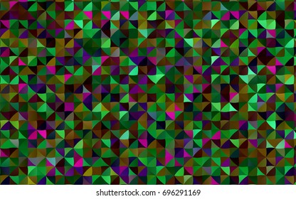 Dark Multicolor, Rainbow vector abstract polygonal background. Creative illustration in halftone style with gradient. The textured pattern can be used for background.