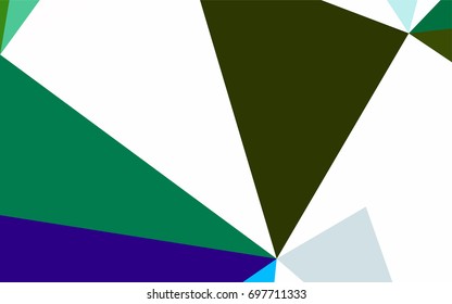 Dark Multicolor, Rainbow vector abstract colorful background, which consist of triangles. Pattern with colored triangles on white background.
