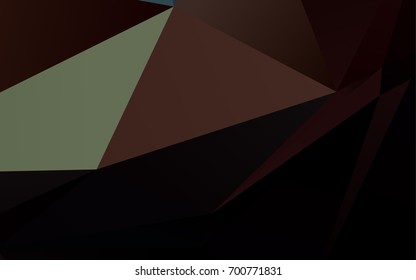 Dark Multicolor, Rainbow vector abstract polygonal pattern. Triangular geometric sample with gradient.  A new texture for your design.