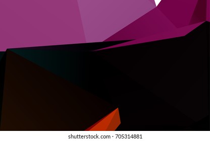 Dark Multicolor, Rainbow vector abstract polygonal pattern. Colorful abstract illustration with gradient. A new texture for your design.