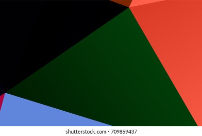 Dark Multicolor, Rainbow vector abstract polygonal pattern. Shining illustration, which consist of triangles. Triangular pattern for your business design.