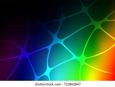 Dark Multicolor, Rainbow vector abstract doodle texture. Glitter abstract illustration with doodles and Zen tangles. The doodle design can be used for your web site.