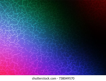 Dark Multicolor, Rainbow vector abstract doodle template. Colorful abstract illustration with lines in Asian style. The completely new template can be used for your brand book.