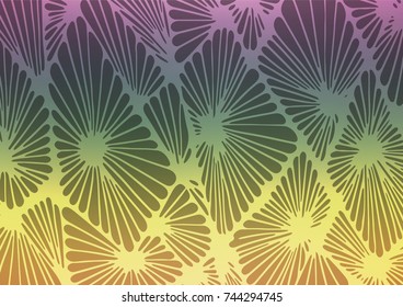 Dark Multicolor, Rainbow vector abstract doodle pattern. Brand-new colored illustration in blurry style with doodles. The best blurred design for your business.