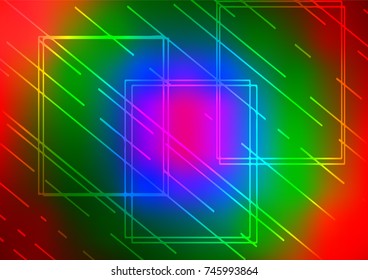Dark Multicolor, Rainbow vector abstract doodle texture. Sketchy hand drawn doodles on blurred background. The elegant pattern can be used as a part of a brand book.