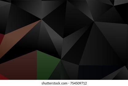 Dark Multicolor, Rainbow vector abstract mosaic pattern. Colorful illustration in abstract style with gradient. The elegant pattern can be used as part of a brand book.