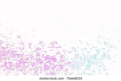 Dark Multicolor, Rainbow vector abstract pattern with circles. Geometry template for your business design. Background with colored spheres.