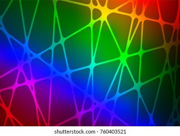 Dark Multicolor, Rainbow vector abstract doodle background. Doodles on blurred abstract background with gradient. Brand-new style for your business design.
