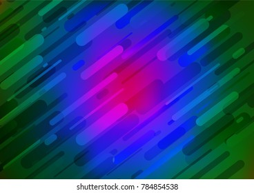 Dark Multicolor, Rainbow vector abstract doodle background. Ethnic elegant natural pattern with gradient. Brand-new design for your business.