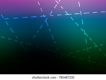 Dark Multicolor, Rainbow vector abstract doodle background. Colorful illustration in abstract style with doodles and Zen tangles. Hand painted design for web, wrapping, wallpaper.