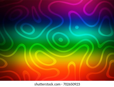 Dark Multicolor, Rainbow vector arabic abstract texture. Glitter abstract illustration with doodles and zentagles. The pattern can be used for wallpapers and coloring books.